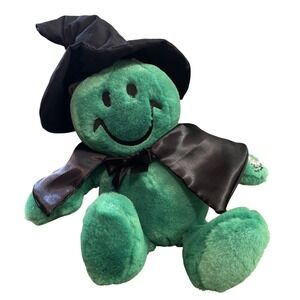 Dan Dee Tickle Tickle Wiggle Wiggle Plush Purple Witch Halloween Smiley Face Toy